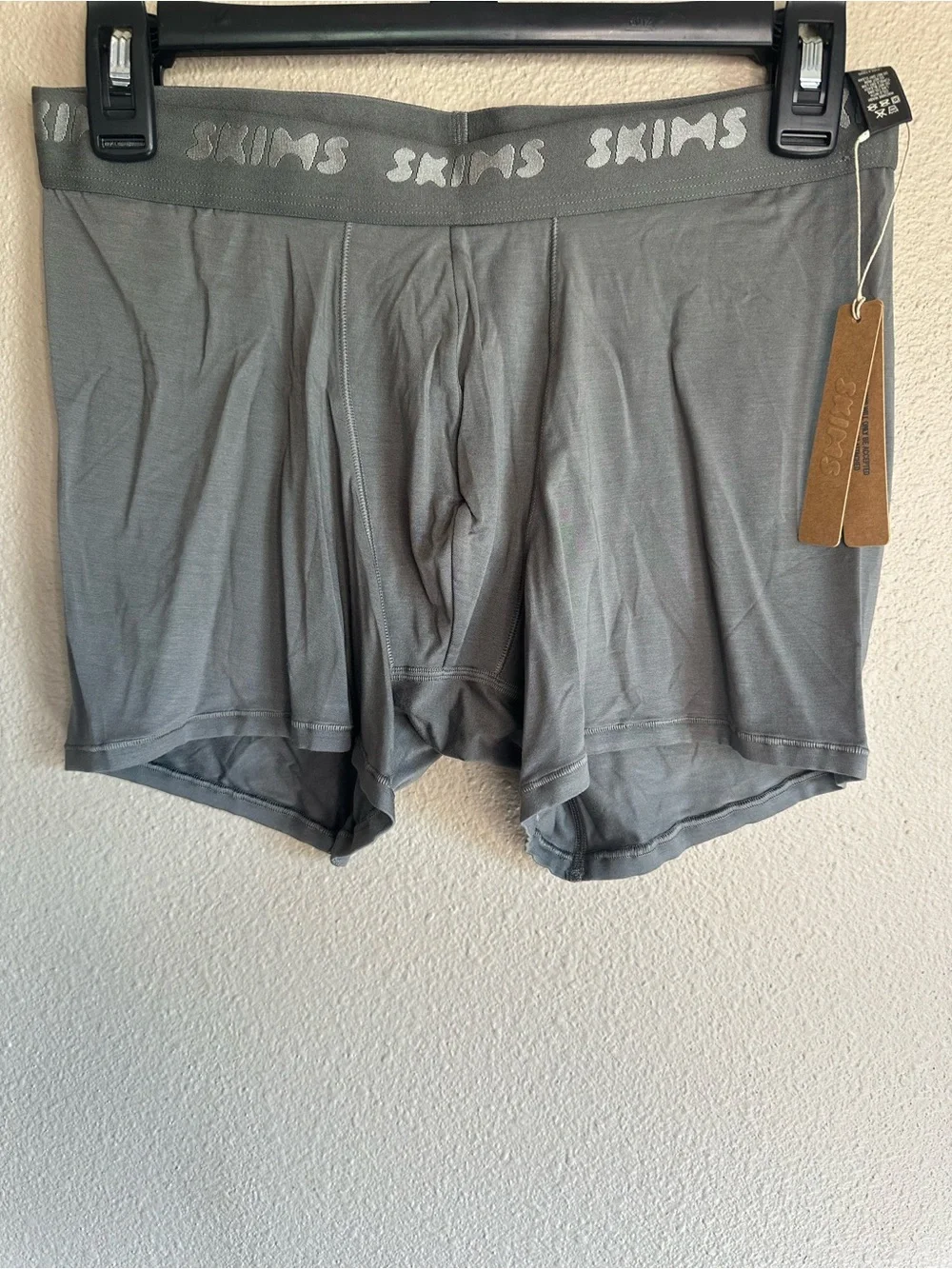 SKIMS Men's Boxer Briefs with Logo Waistband